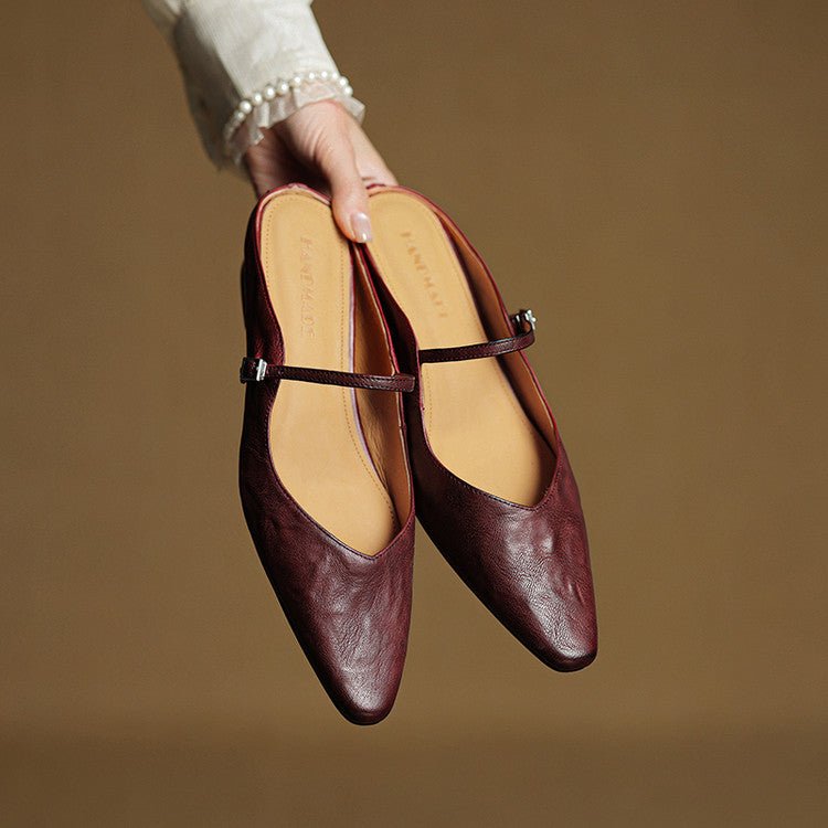Anneliese - Women's Mule Leather Shoes - photo 10