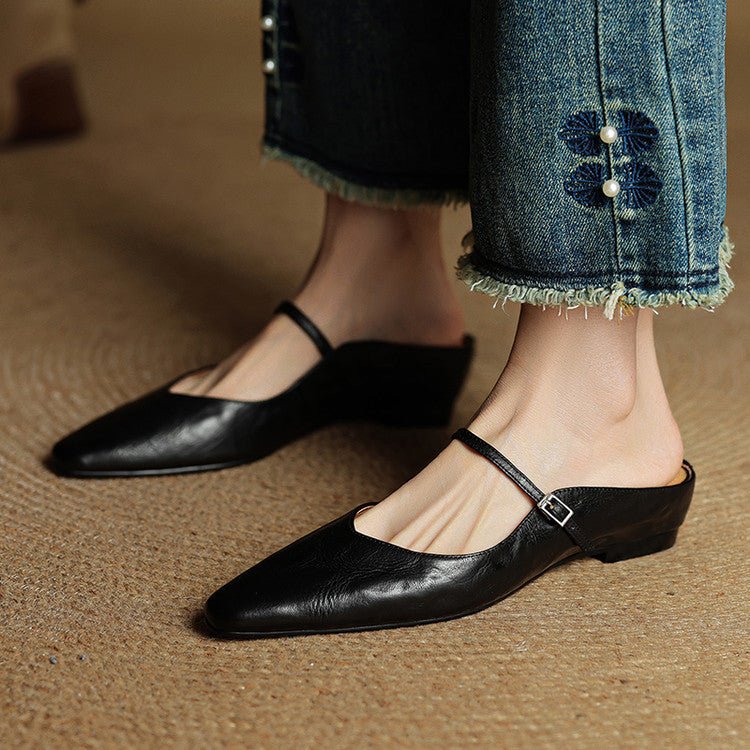 Anneliese - Women's Mule Leather Shoes - photo 15