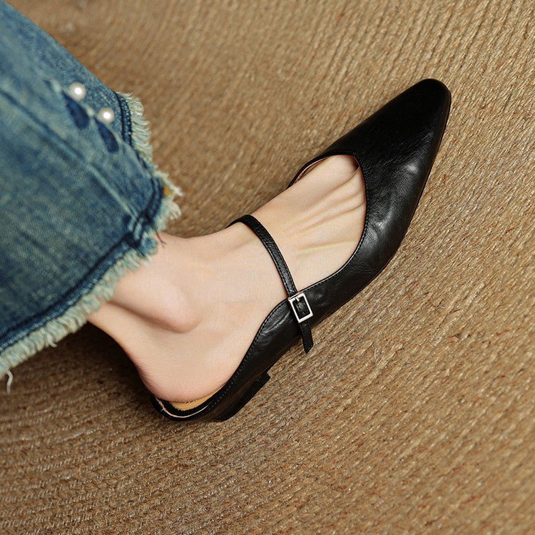 Anneliese - Women's Mule Leather Shoes - photo 17