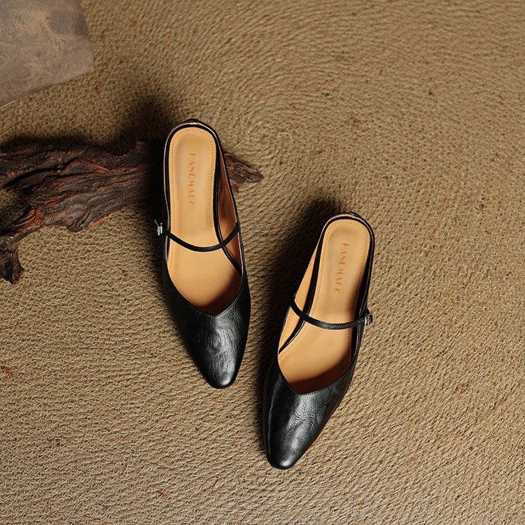 Anneliese - Women's Mule Leather Shoes - photo 19