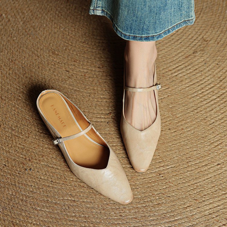 Anneliese - Women's Mule Leather Shoes - photo 3