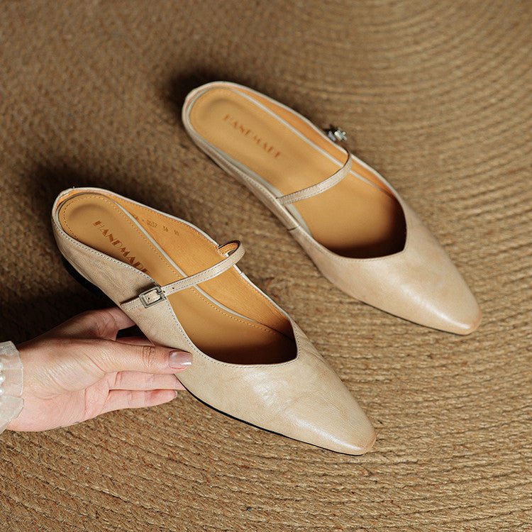 Anneliese - Women's Mule Leather Shoes - photo 4