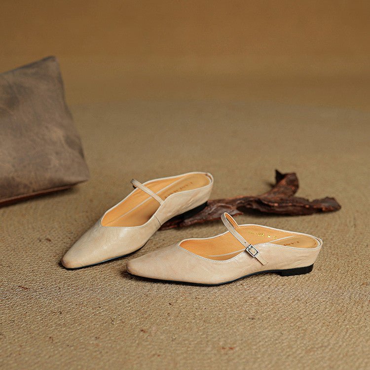 Anneliese - Women's Mule Leather Shoes - photo 5