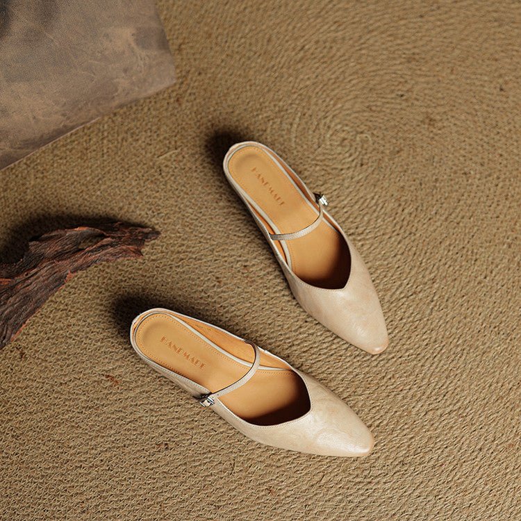 Anneliese - Women's Mule Leather Shoes - photo 6