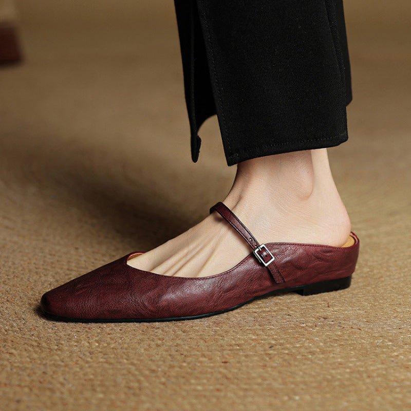 Anneliese - Women's Mule Leather Shoes - photo 7