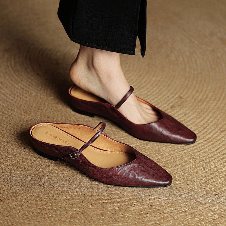 Anneliese - Women's Mule Leather Shoes - photo 8