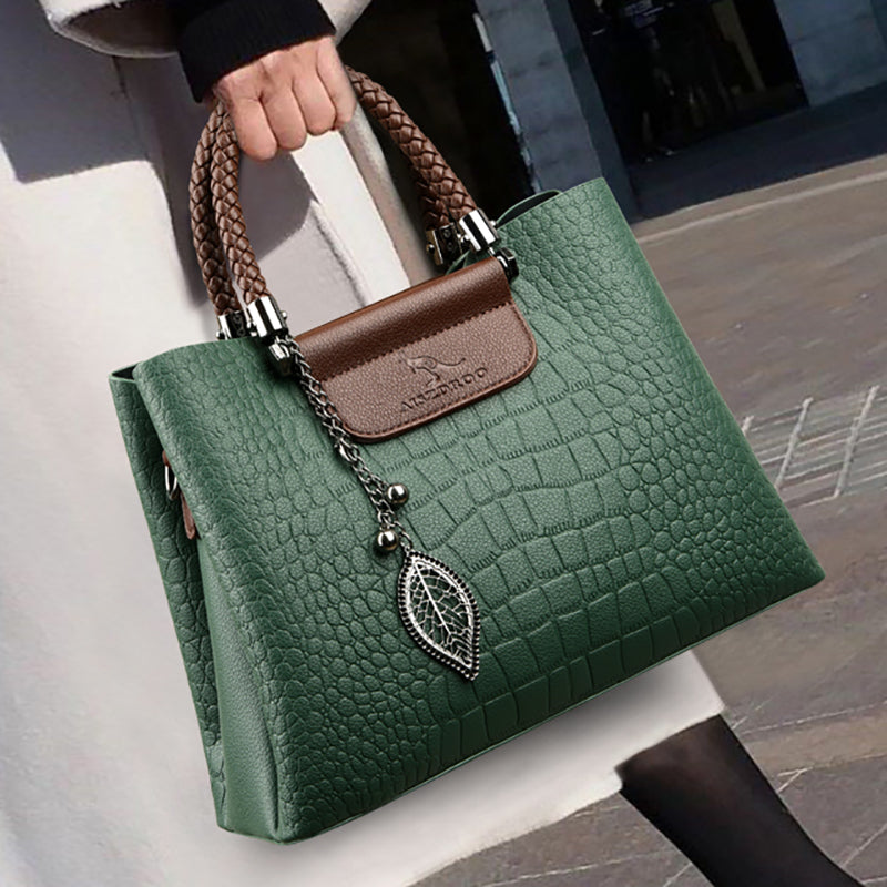 Solene - Women's Structured Leather Bag