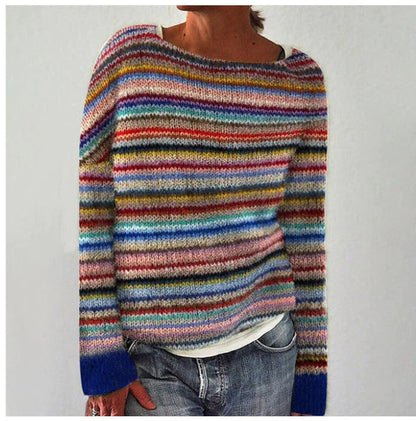Marlowe - Women's Multicolour Stripe Sweater - photo 2