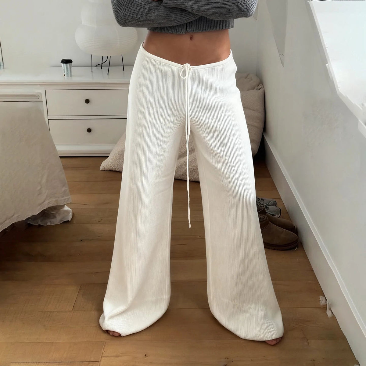 Vanya - Women's Relaxed Knit Pants - photo 1