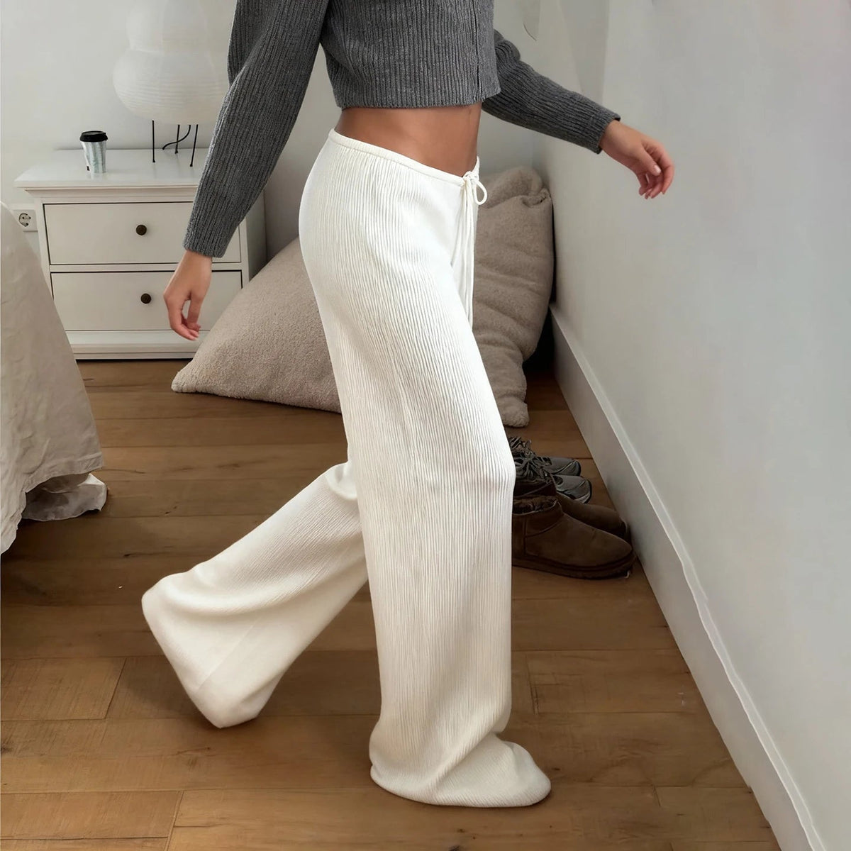 Vanya - Women's Relaxed Knit Pants - photo 4
