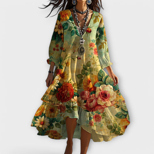 Saskia - Women's Floral Maxi Dress - photo 1