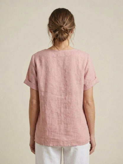 Bexley - Women's Linen Round Blouse - photo 23