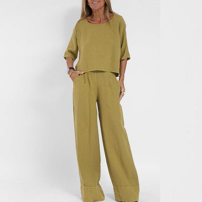 Eliane - Women's Relaxed Two-Piece Set - photo 2