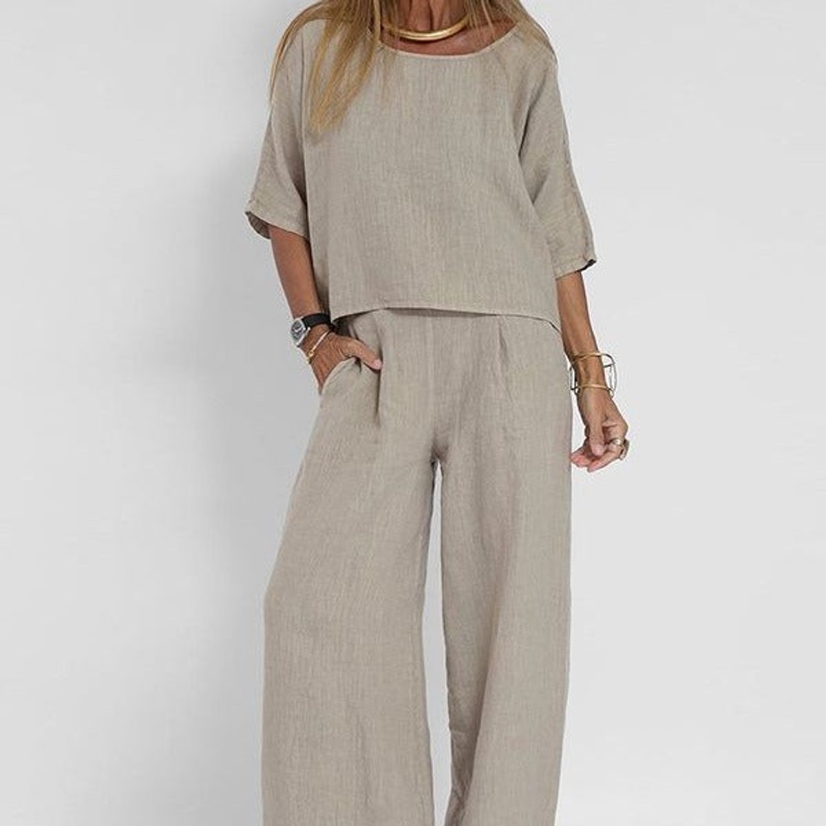 Eliane - Women's Relaxed Two-Piece Set - photo 6