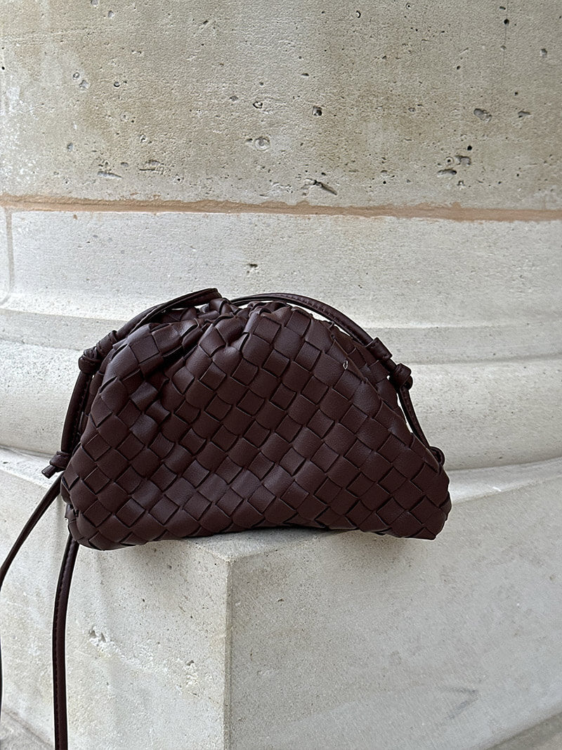 Denise - Women's Mini Woven Vegan Leather Bag - photo 10