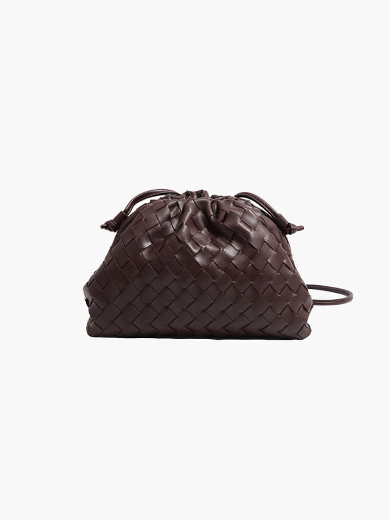 Denise - Women's Mini Woven Vegan Leather Bag - photo 11