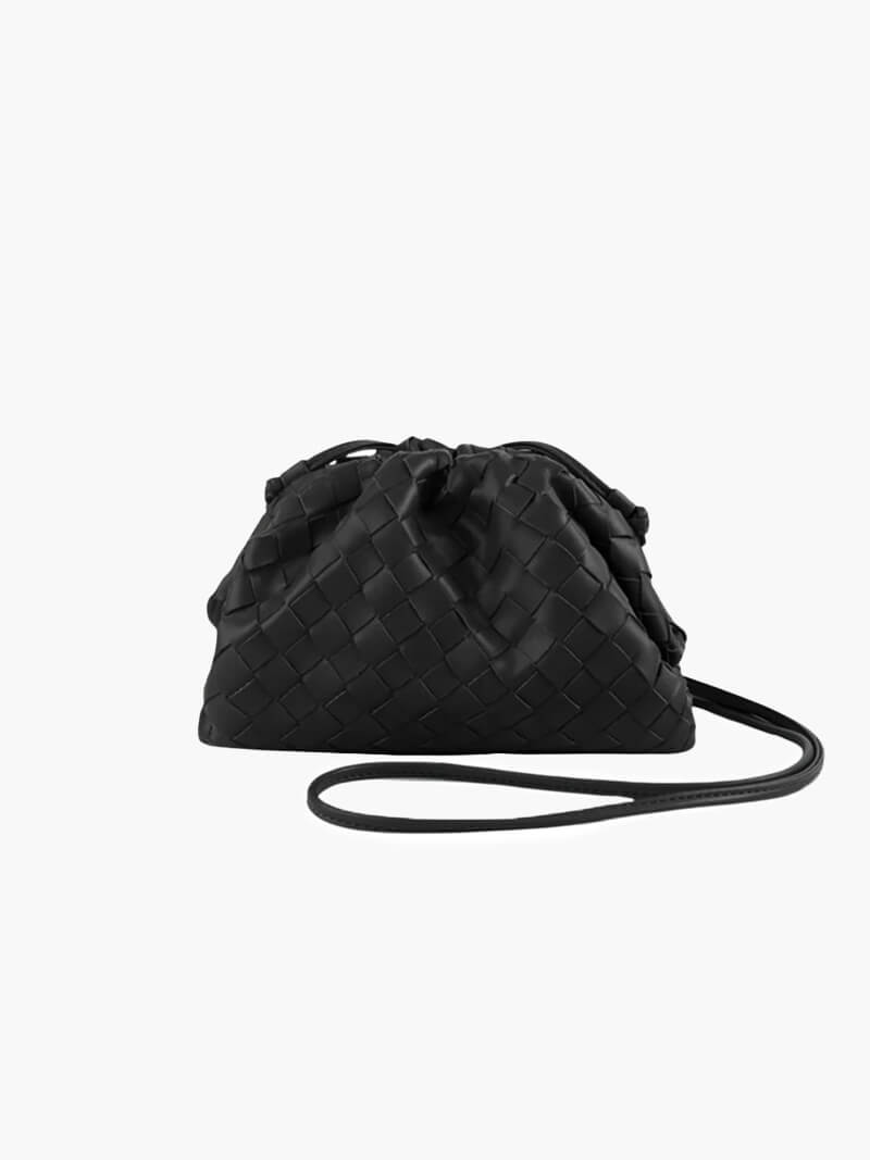 Denise - Women's Mini Woven Vegan Leather Bag - photo 2