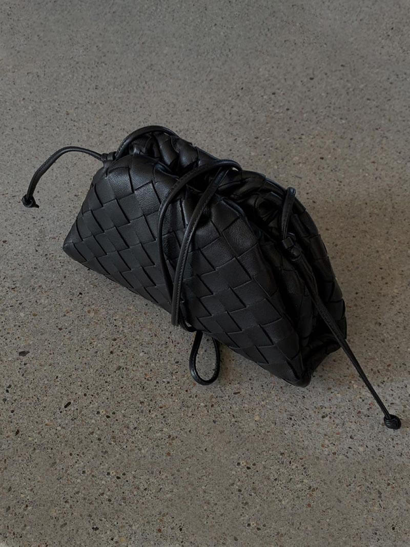 Denise - Women's Mini Woven Vegan Leather Bag - photo 4