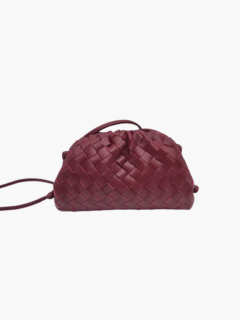 Denise - Women's Mini Woven Vegan Leather Bag - photo 7