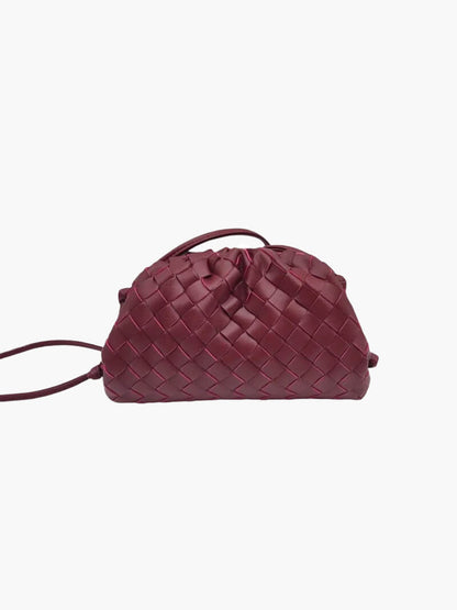 Denise - Women's Mini Woven Vegan Leather Bag - photo 7