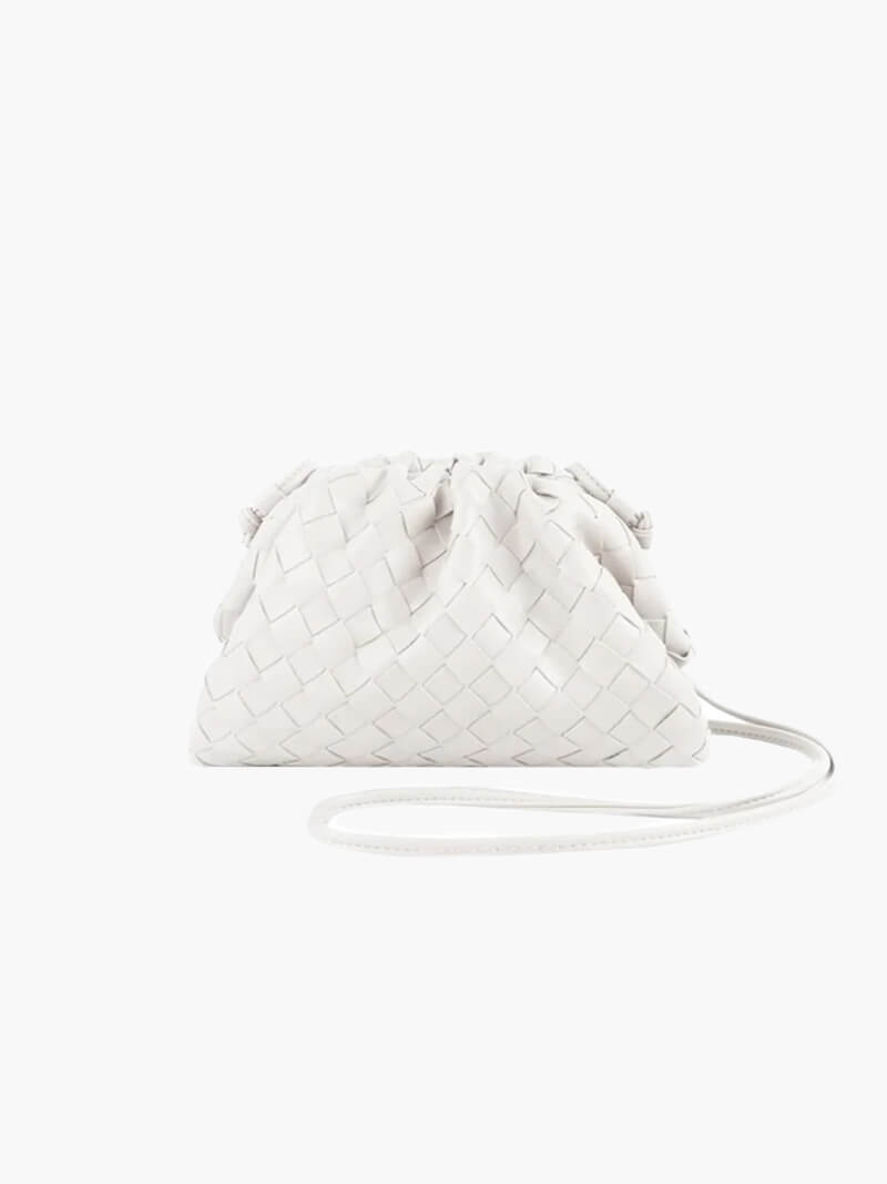 Denise - Women's Mini Woven Vegan Leather Bag - photo 8