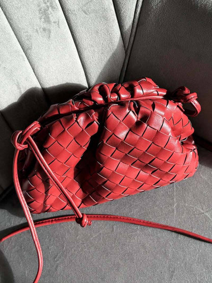 Denise - Women's Mini Woven Vegan Leather Bag - photo 9