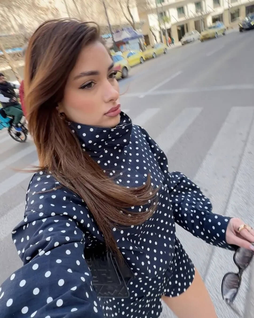 Eliane - Women's Relaxed Polka Jacket - photo 12