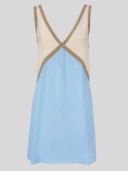 Eliane - Women's Mini Contrast Dress - photo 3