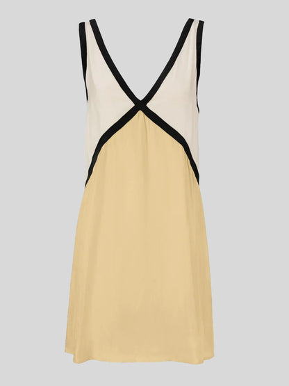 Eliane - Women's Mini Contrast Dress - photo 7