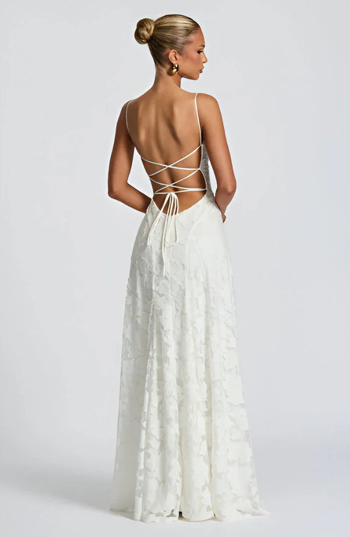 Zora - Women's Maxi Spaghetti Strap Dress - photo 9