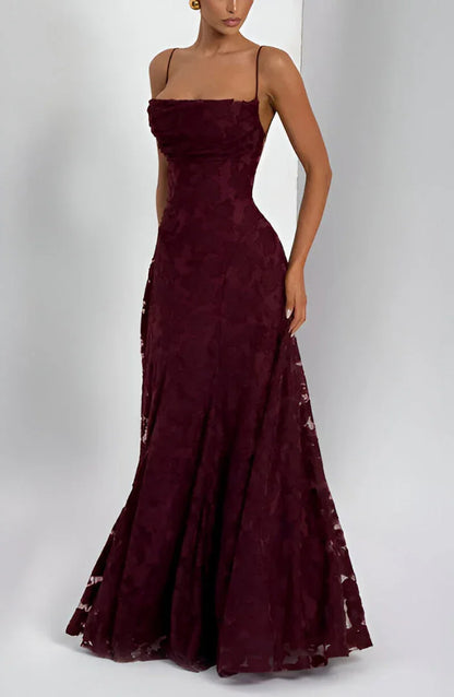 Zora - Women's Maxi Spaghetti Strap Dress - photo 5