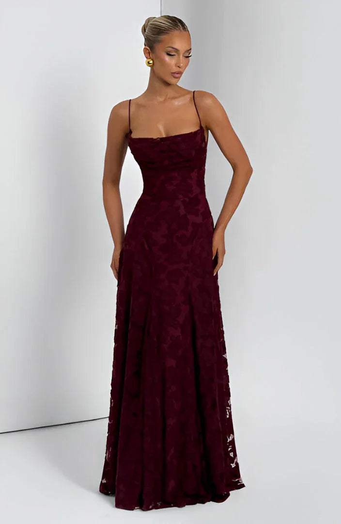 Zora - Women's Maxi Spaghetti Strap Dress - photo 4