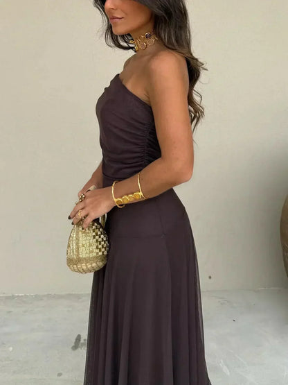 Eliane - Women's Maxi Off-Shoulder Dress - photo 4