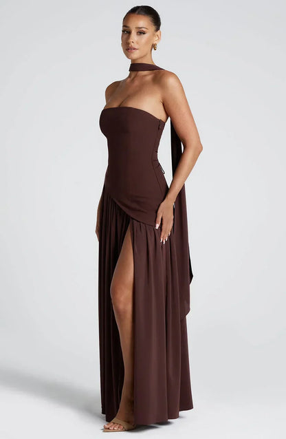 Saskia - Women's Maxi Corset Dress - photo 6