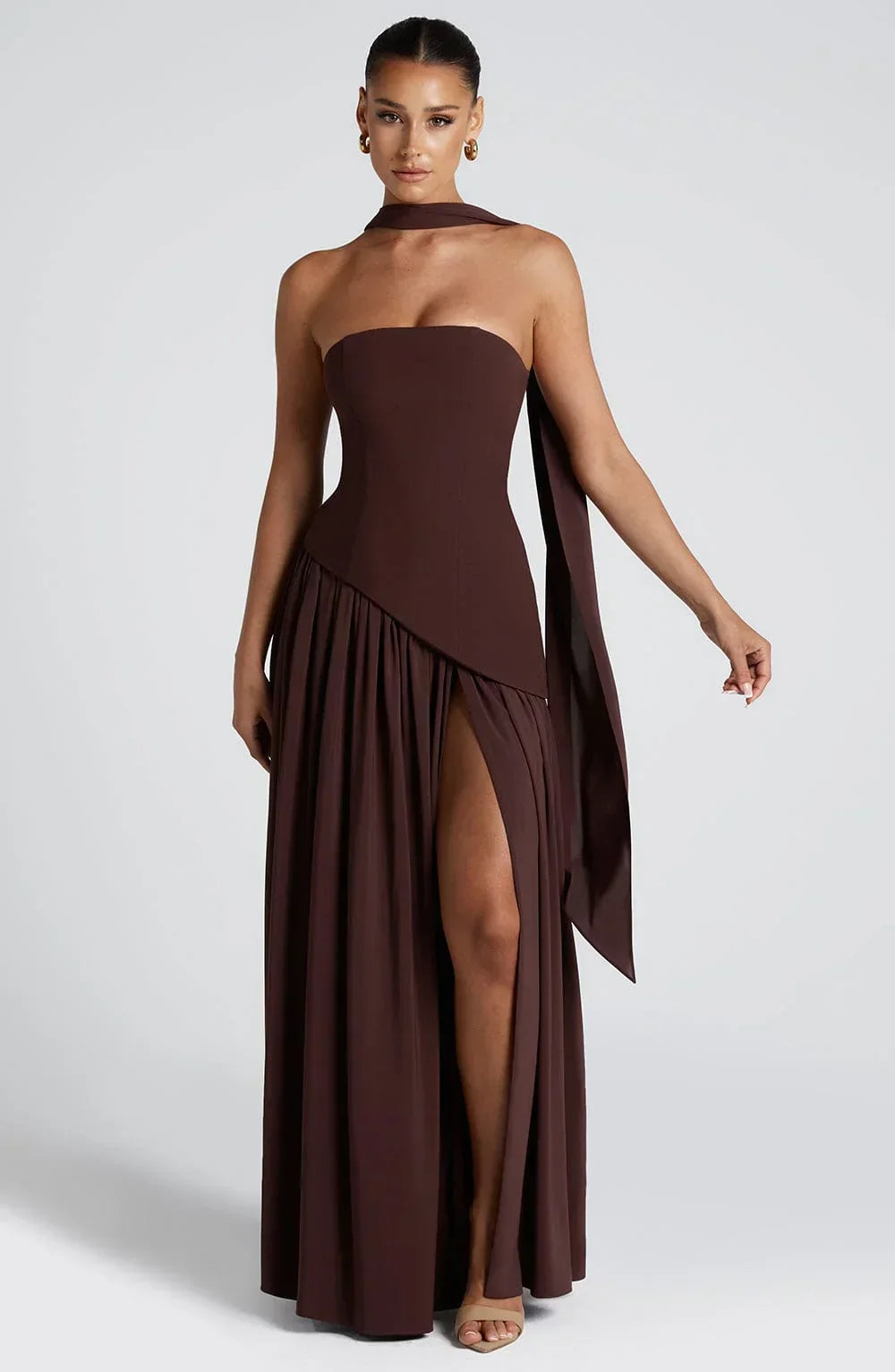 Saskia - Women's Maxi Corset Dress - photo 1