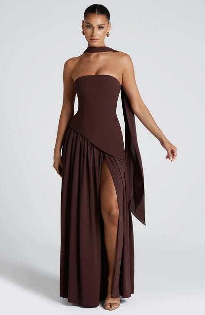Saskia - Women's Maxi Corset Dress - photo 1