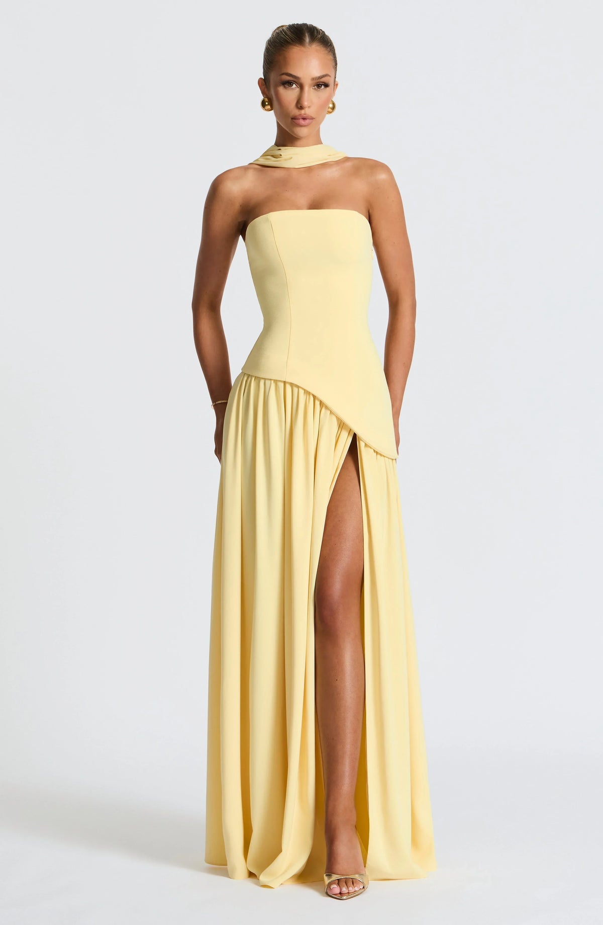 Saskia - Women's Maxi Corset Dress - photo 9