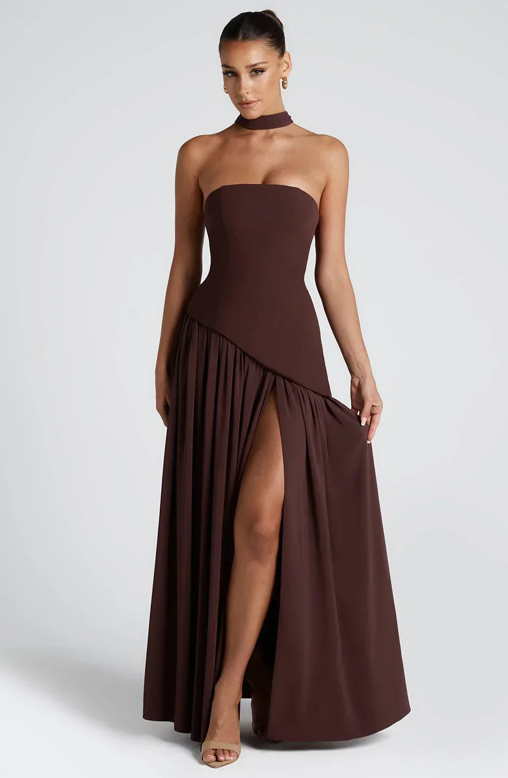 Saskia - Women's Maxi Corset Dress - photo 7