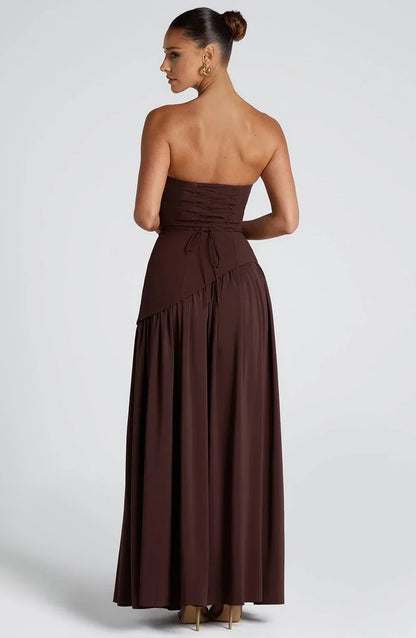 Saskia - Women's Maxi Corset Dress - photo 4