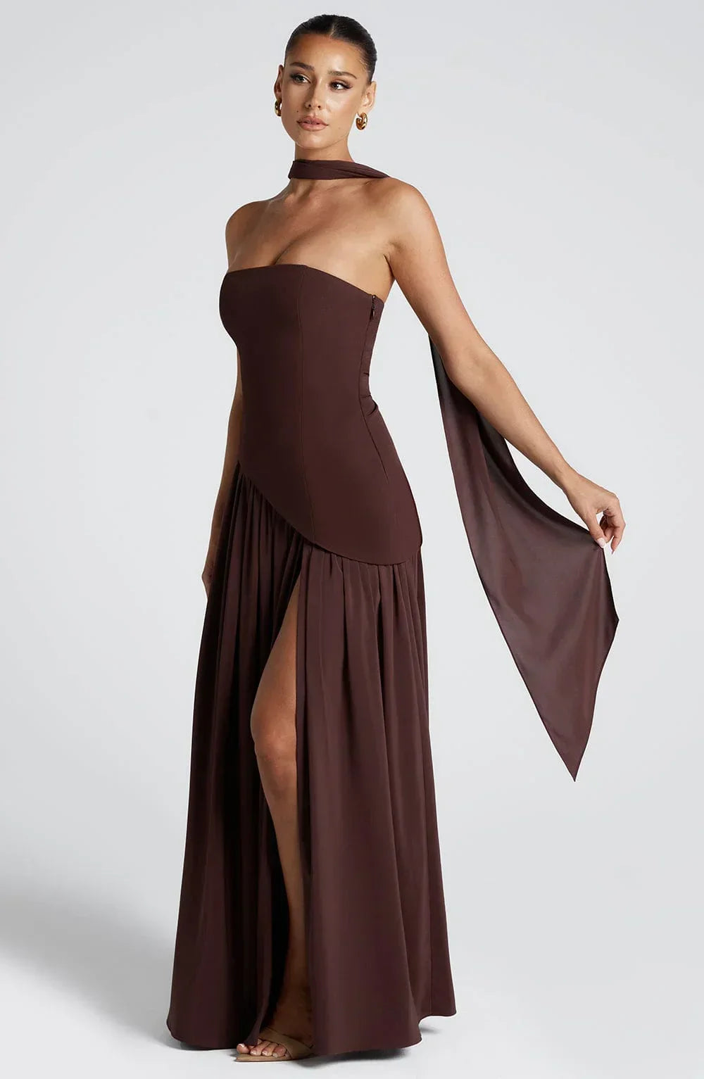 Saskia - Women's Maxi Corset Dress - photo 2