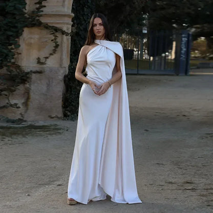 Nienke - Women's Maxi Asymmetric Dress - photo 11
