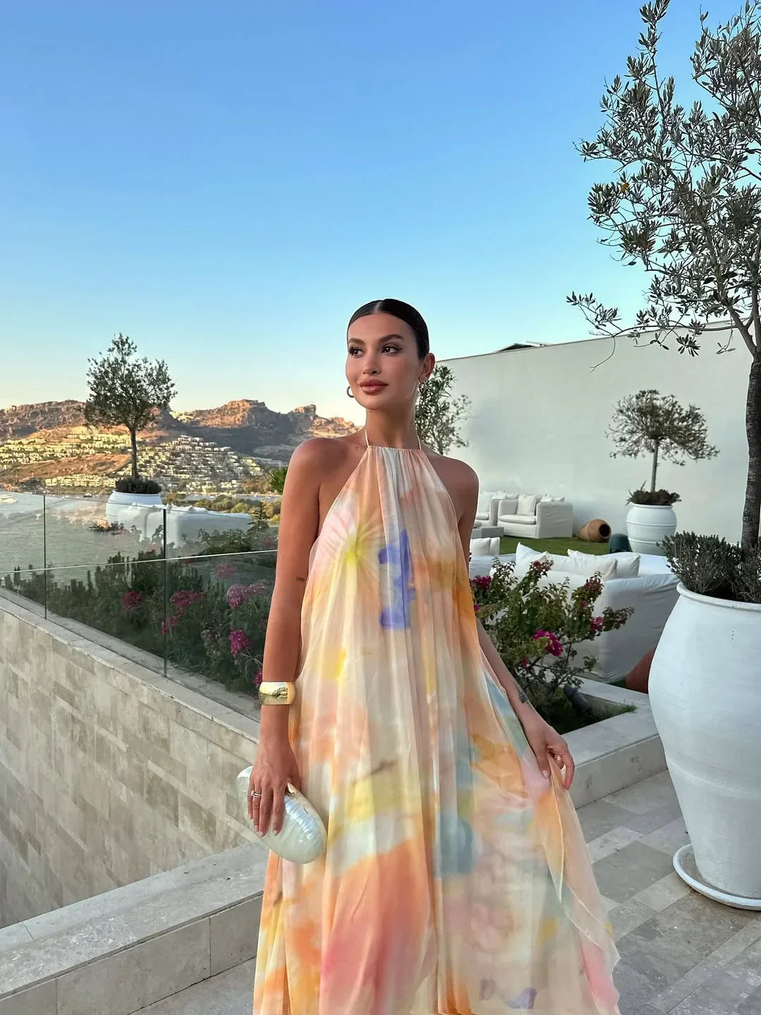 Kirsten - Women's Maxi Printed Dress - photo 3