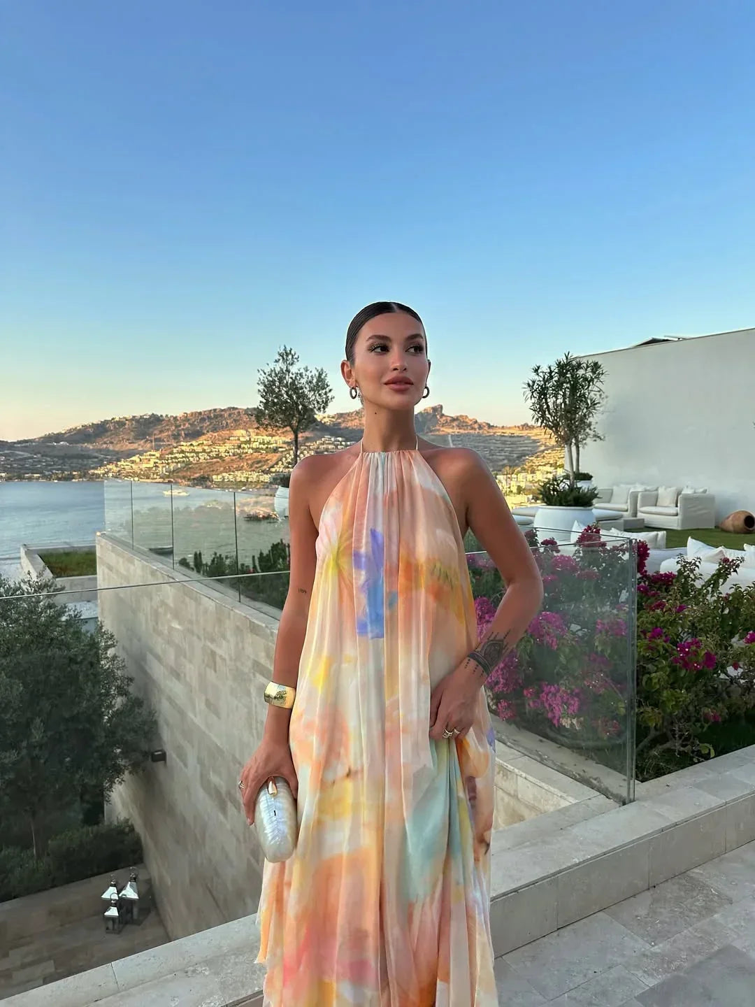 Kirsten - Women's Maxi Printed Dress - photo 4