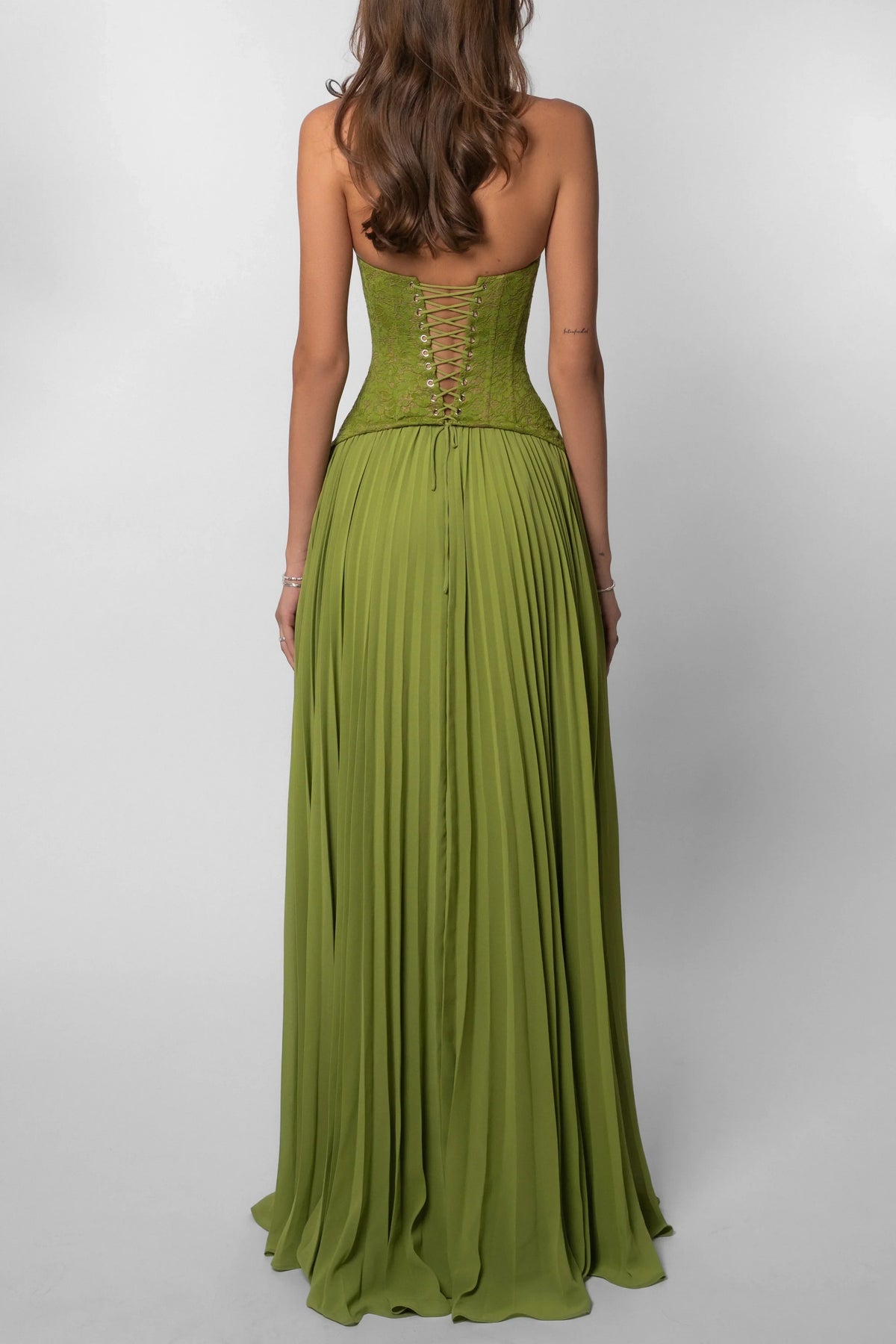 Eulalie - Women's Maxi Pleated Dress - photo 6
