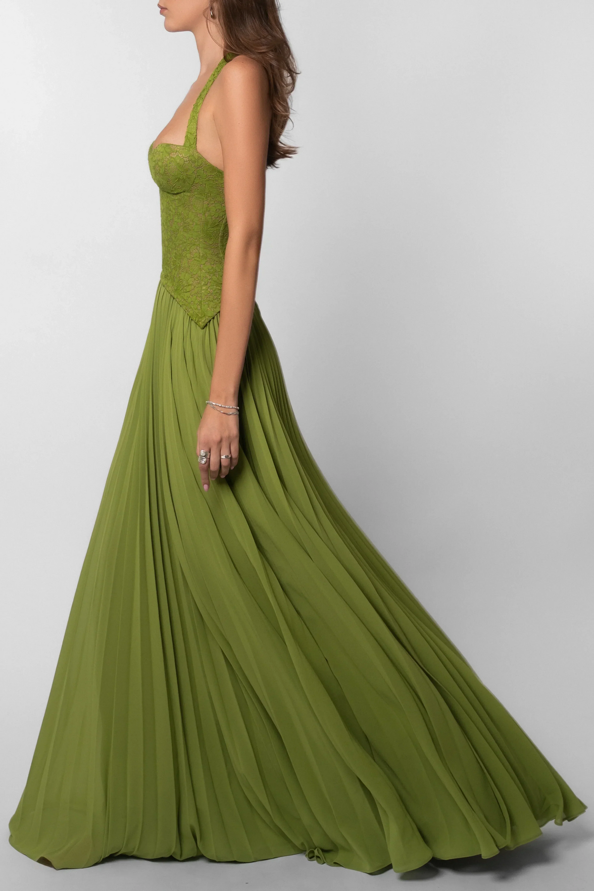 Eulalie - Women's Maxi Pleated Dress - photo 9