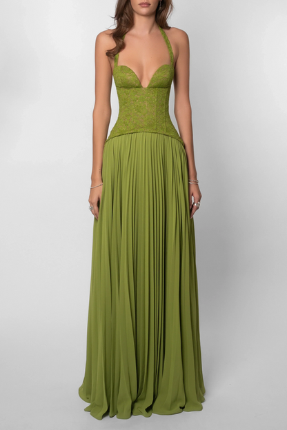 Eulalie - Women's Maxi Pleated Dress - photo 5