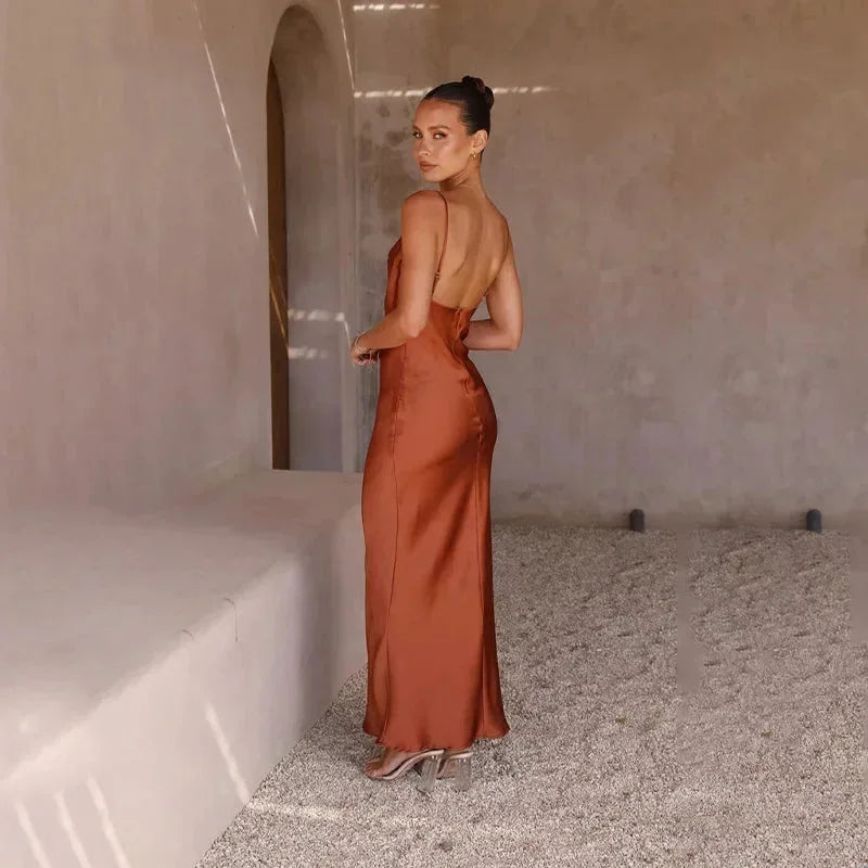Lorelei - Women's Wrap Maxi Dress - photo 9