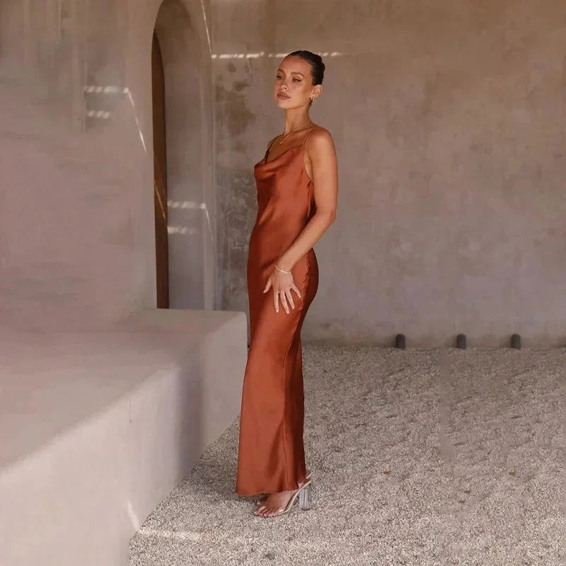 Lorelei - Women's Wrap Maxi Dress - photo 8