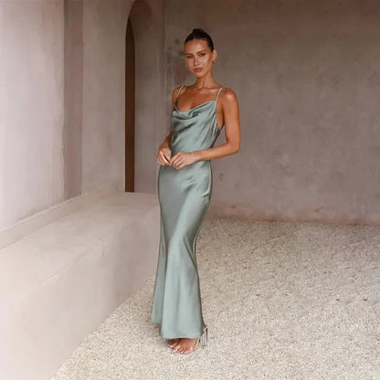 Lorelei - Women's Wrap Maxi Dress - photo 6