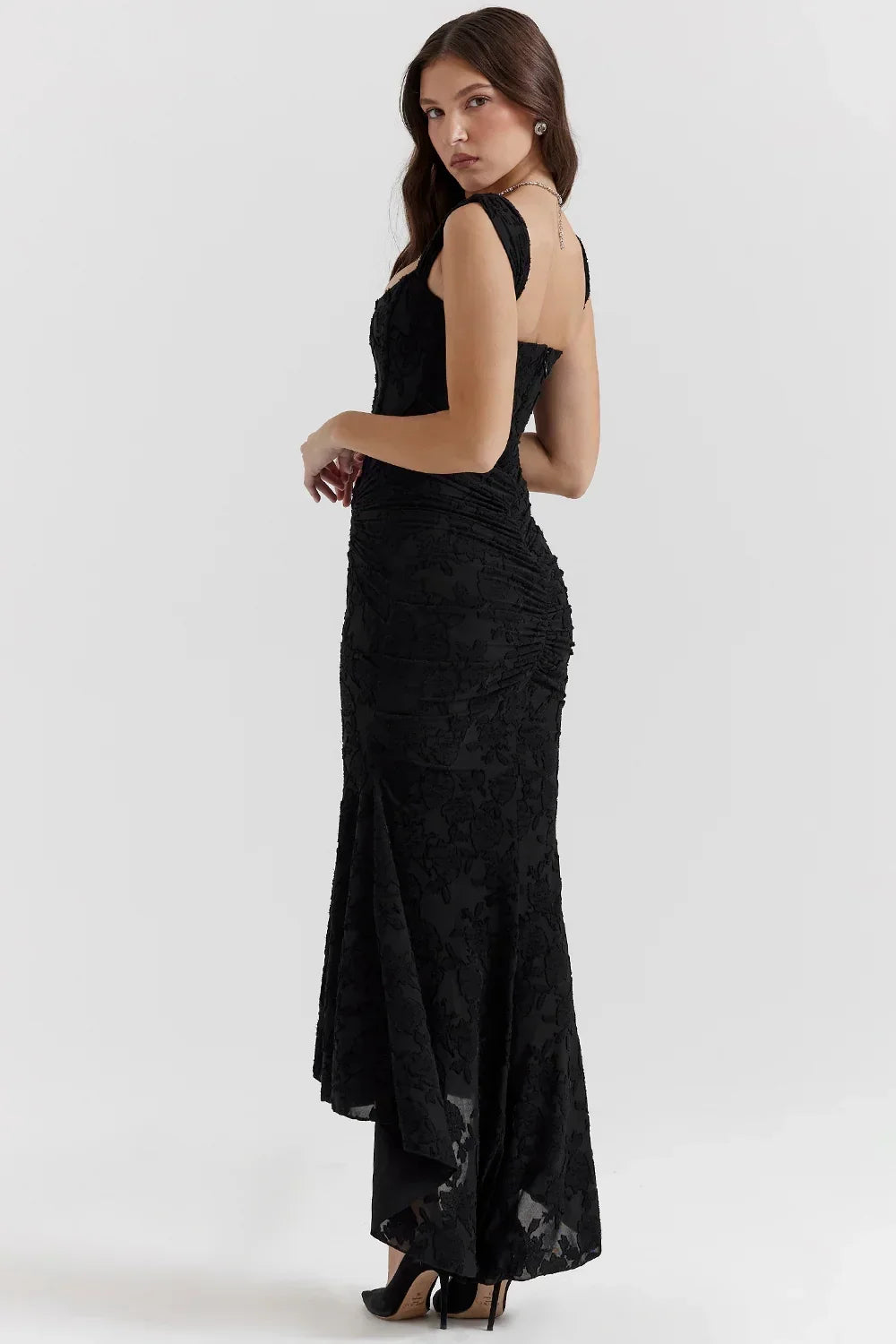 Faye - Women's Midi Asymmetric Dress - photo 13